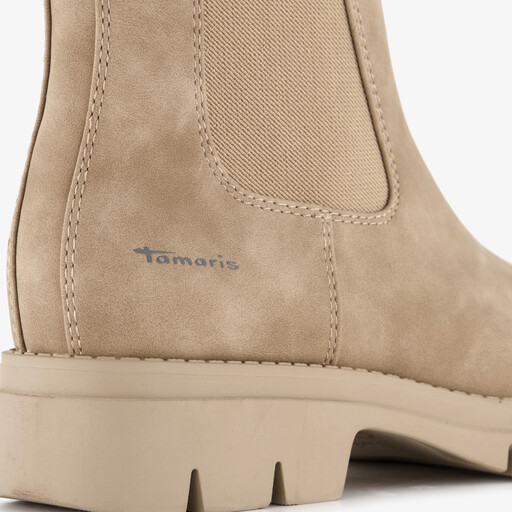 Dames Chelsea boots beige