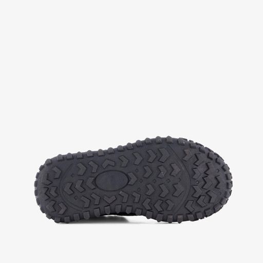 Hoge jongens sneakers zwart grijs