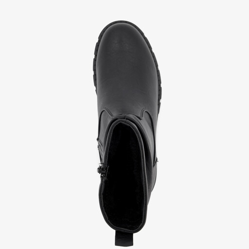 Gevoerde dames boots zwart