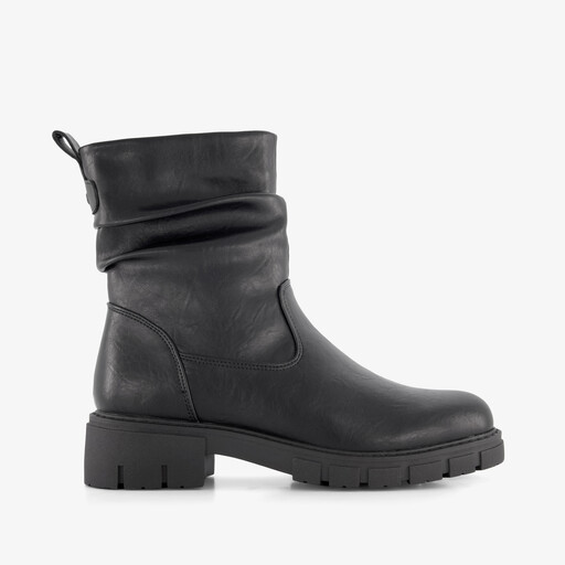 Gevoerde dames boots zwart