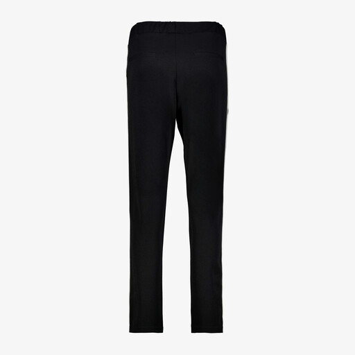 Dames broek met biezen zwart wit