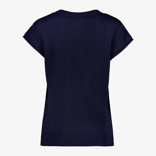 Dames T-shirt met print blauw