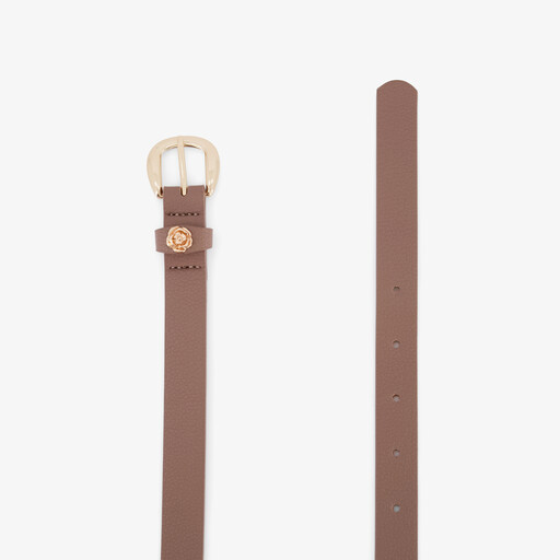 Dames riem taupe