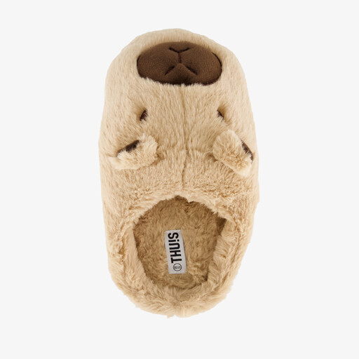 Dames instap pantoffels capibara
