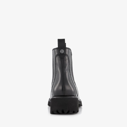 Leren dames Chelsea boots bruin