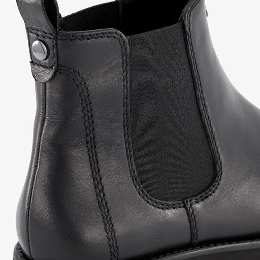 Leren dames Chelsea boots bruin