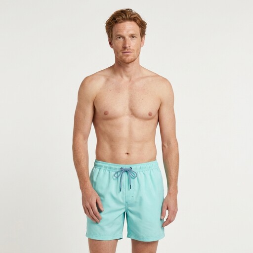 Heren zwembroek turquoise