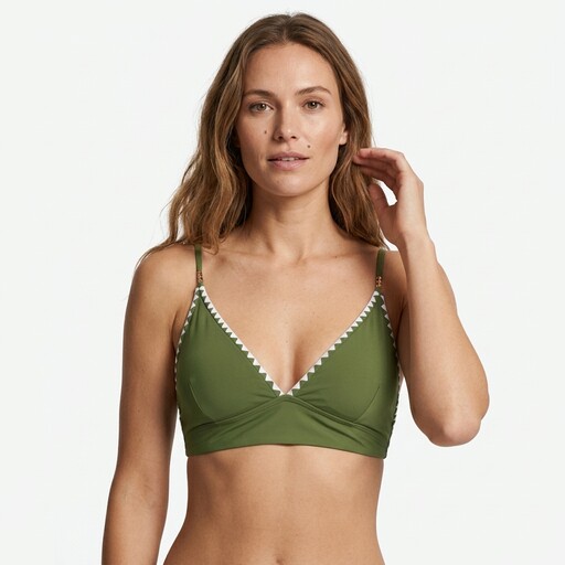 Dames bikinitop groen