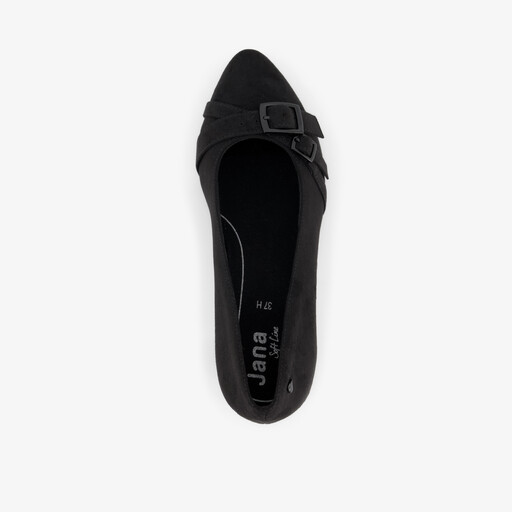Dames pumps met H-leest zwart