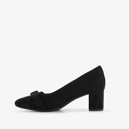 Dames pumps met H-leest zwart