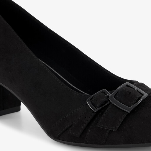 Dames pumps met H-leest zwart