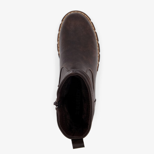 Gevoerde dames boots bruin