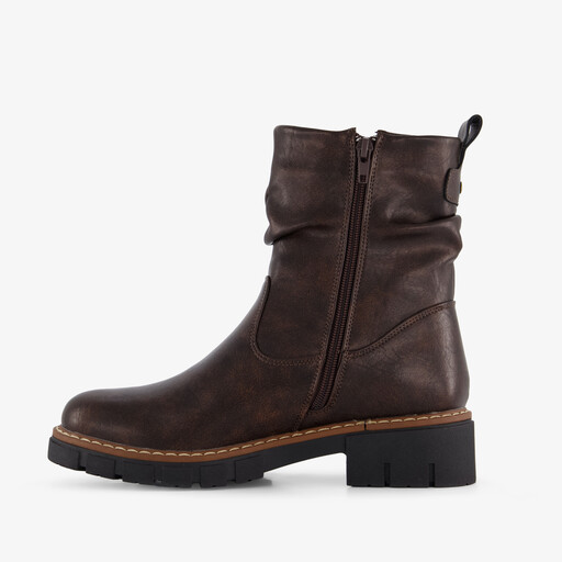 Gevoerde dames boots bruin