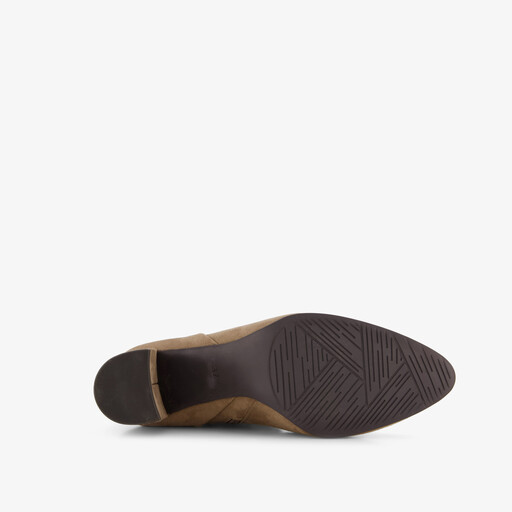 Marco Tozzi dames enkellaarsjes met hak beige