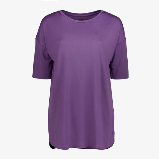 Dames training T-shirt paars
