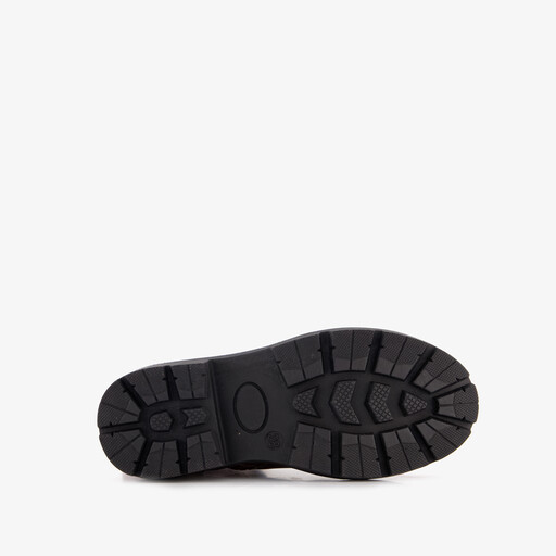 Meisjes veterboots brons
