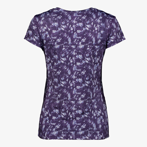 Dames sport T-shirt met print paars