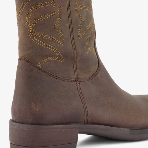 Leren cowboylaarzen meisjes bruin