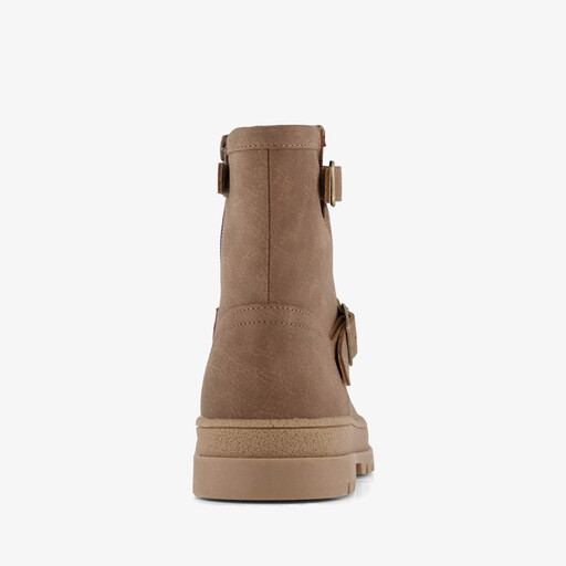 Jongens biker boots bruin