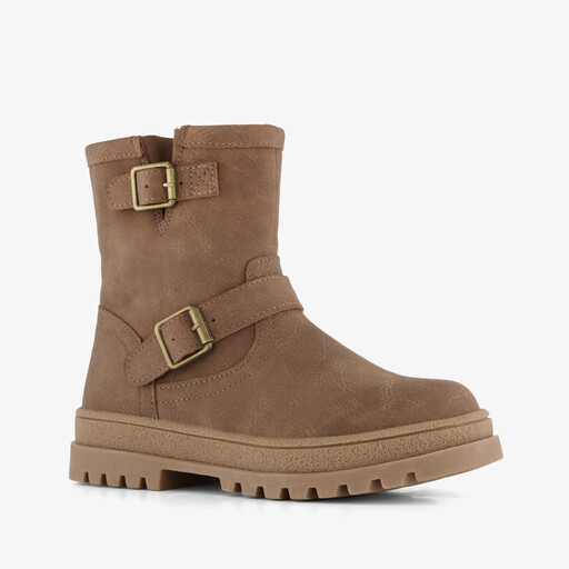Jongens biker boots bruin