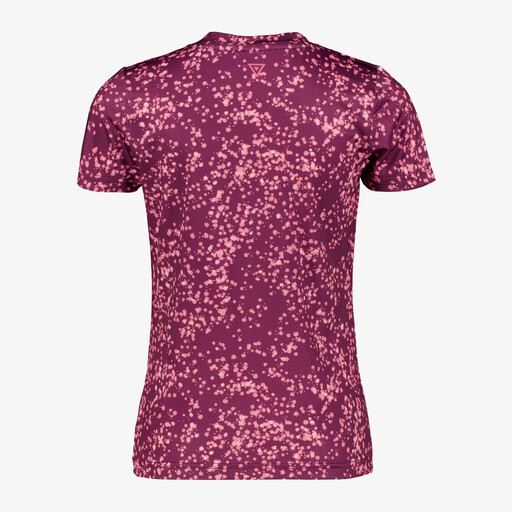Meisjes sport T-shirt met print rood