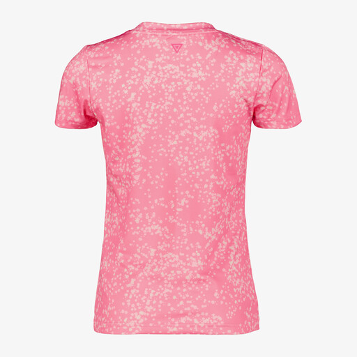 Meisjes sport T-shirt met print roze