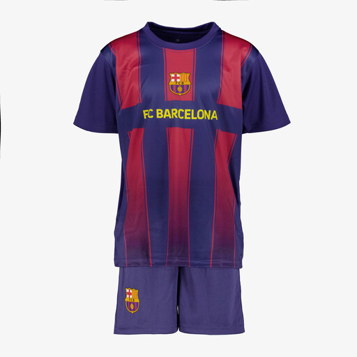 FC Barcelona kinder sport set blauw rood