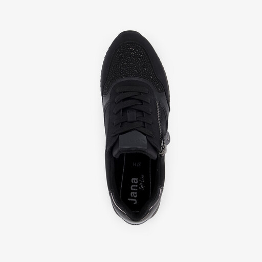 Dames sneakers met H leest zwart