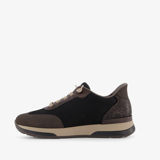 Dames sneakers met H leest bruin