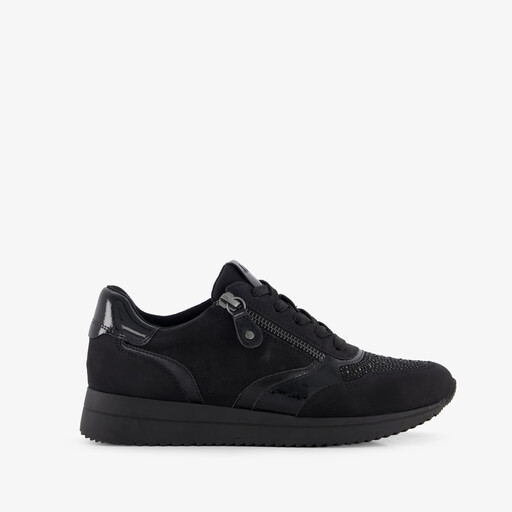 Dames sneakers met H leest zwart