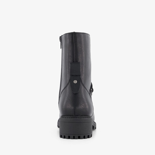 Dames veterboots zwart