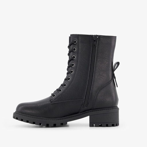 Dames veterboots zwart