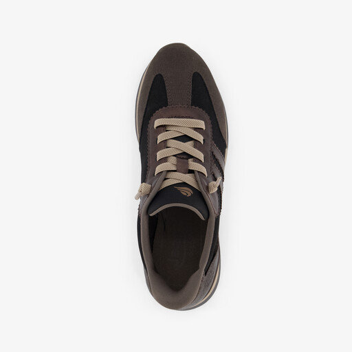 Dames sneakers met H leest bruin