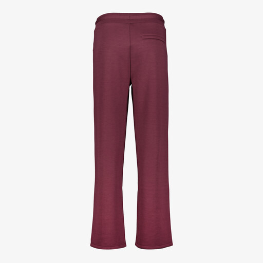 Wide leg dames trainingsbroek bordeaurood