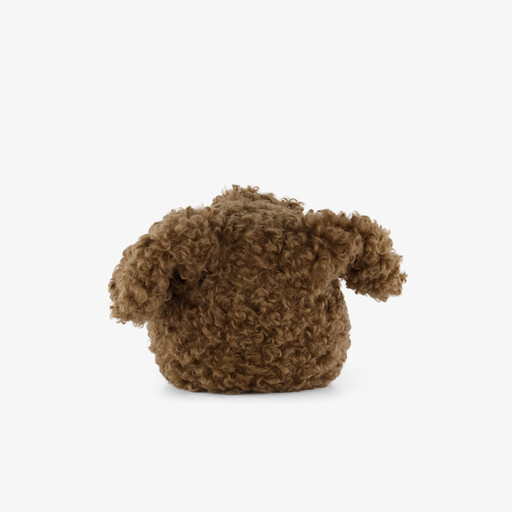 Gevoerde dames hond pantoffels bruin