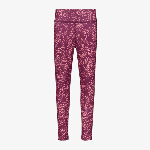 Meisjes sportlegging met print rood