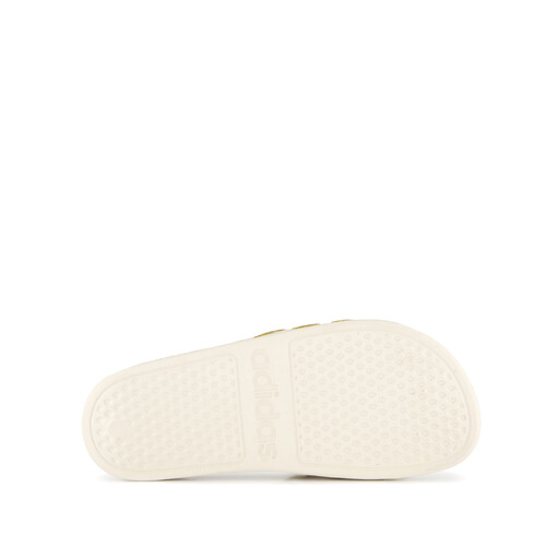 Adilette Aqua dames badslippers wit goud