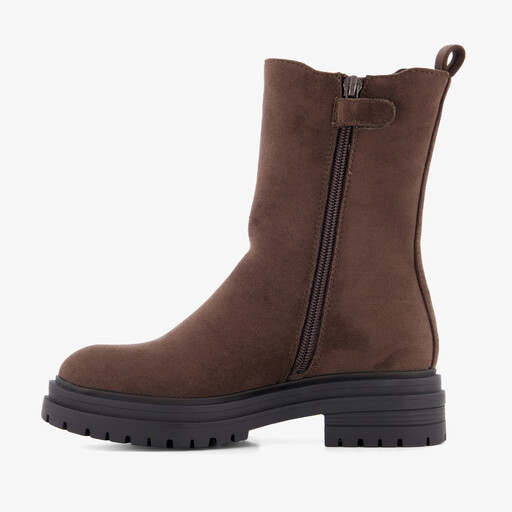 Meisjes Chelsea boots donkerbruin