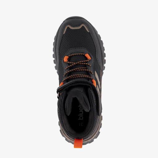 Hoge jongens outdoor sneakers zwart bruin