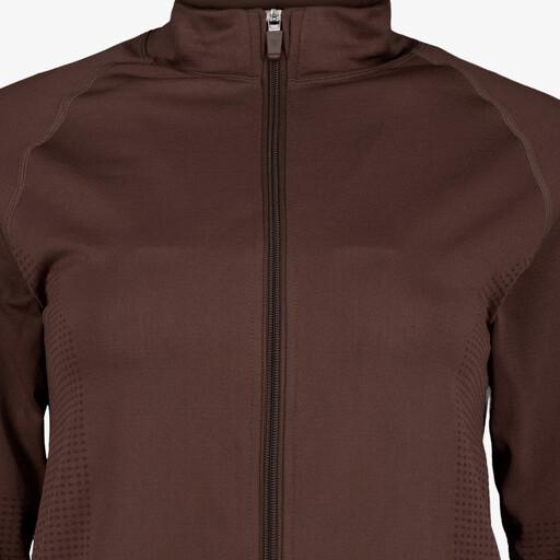 Dames sportvest bruin