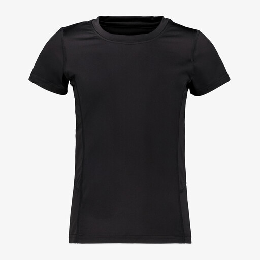 Meisjes sport T-shirt zwart