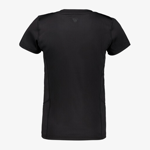 Meisjes sport T-shirt zwart