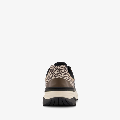 XX By dames sneakers met dierenprint bruin zwart