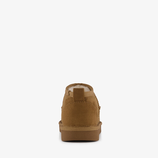Gevoerde dames boots cognac bruin