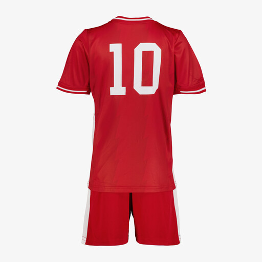 Tweedelige kinder sportset rood wit