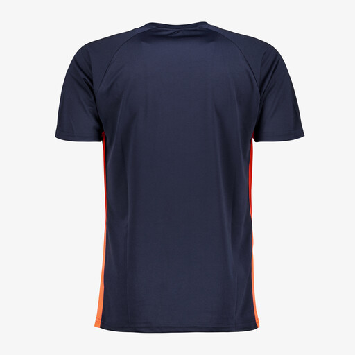 Heren voetbal T-shirt donkerblauw