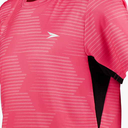 Dry kinder voetbal T-shirt roze
