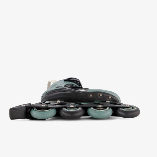 Dames semi-softboot skeelers zwart groen