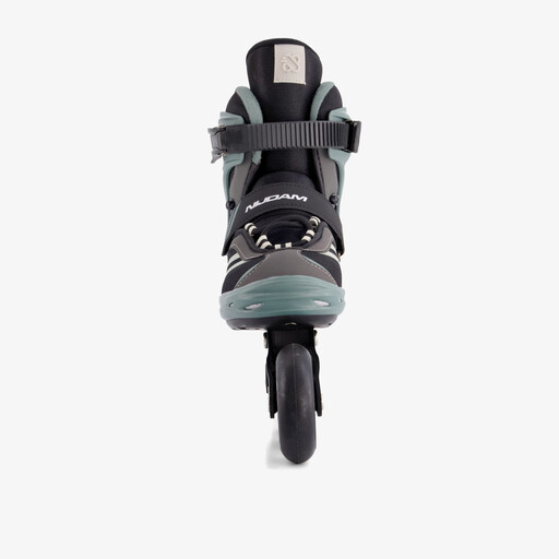 Dames semi-softboot skeelers zwart groen