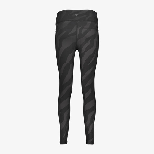 Dames sportlegging met print zwart